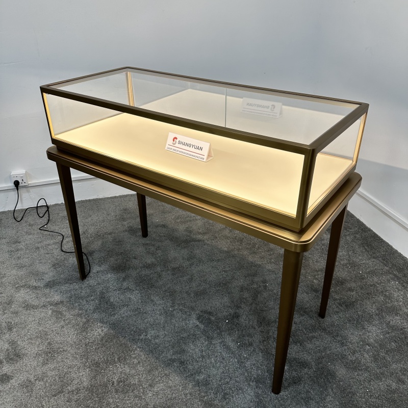 Customized Luxury Jewelry Watch Display Counter Showcase