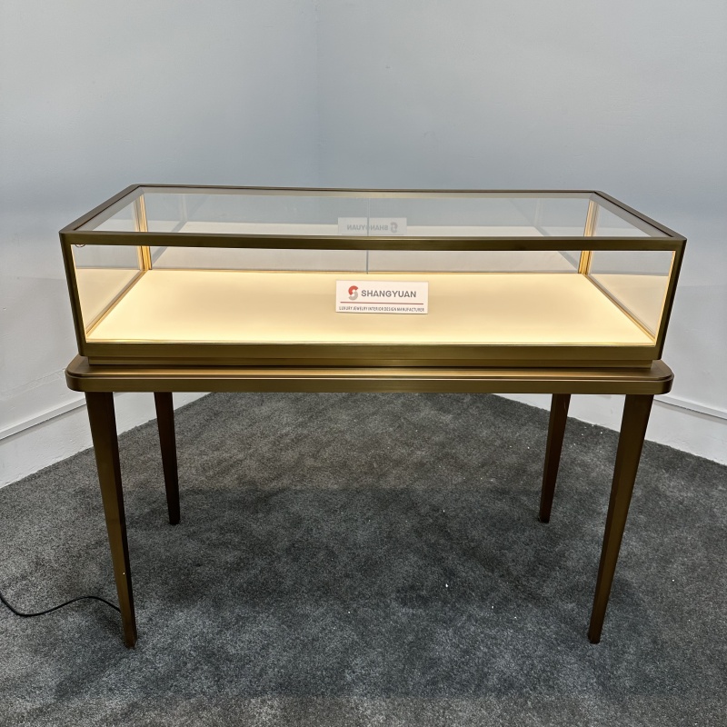 Customized Luxury Jewelry Watch Display Counter Showcase
