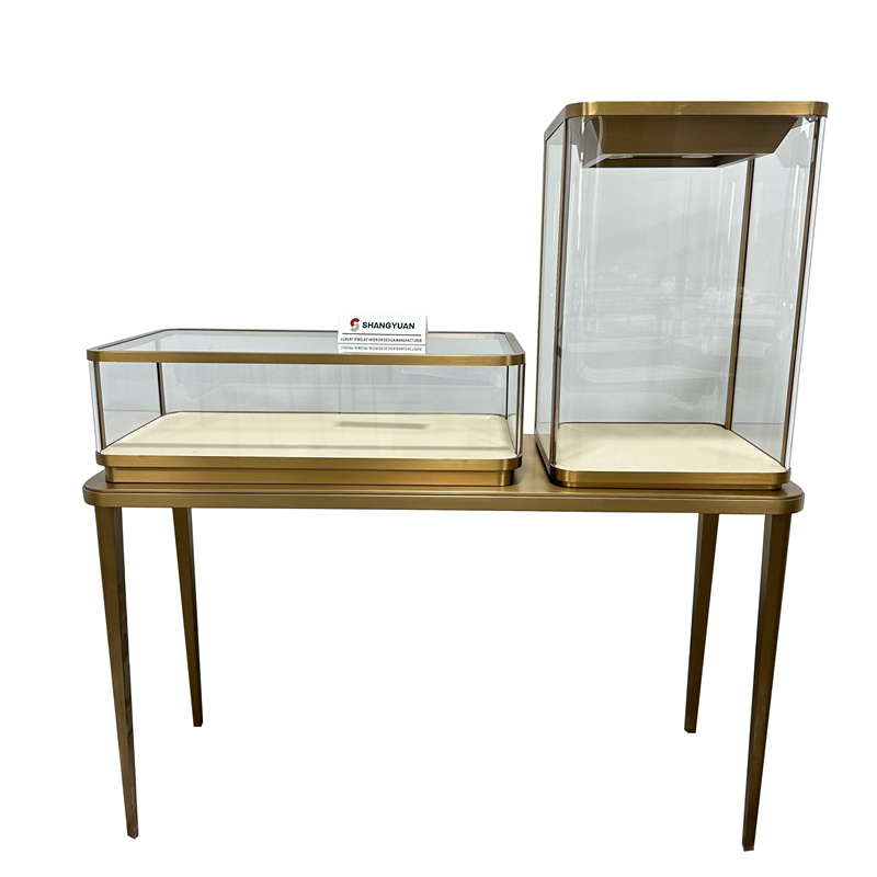 High Quality Jewellery Watch Display Showcase Fancy Shop Counter Design
