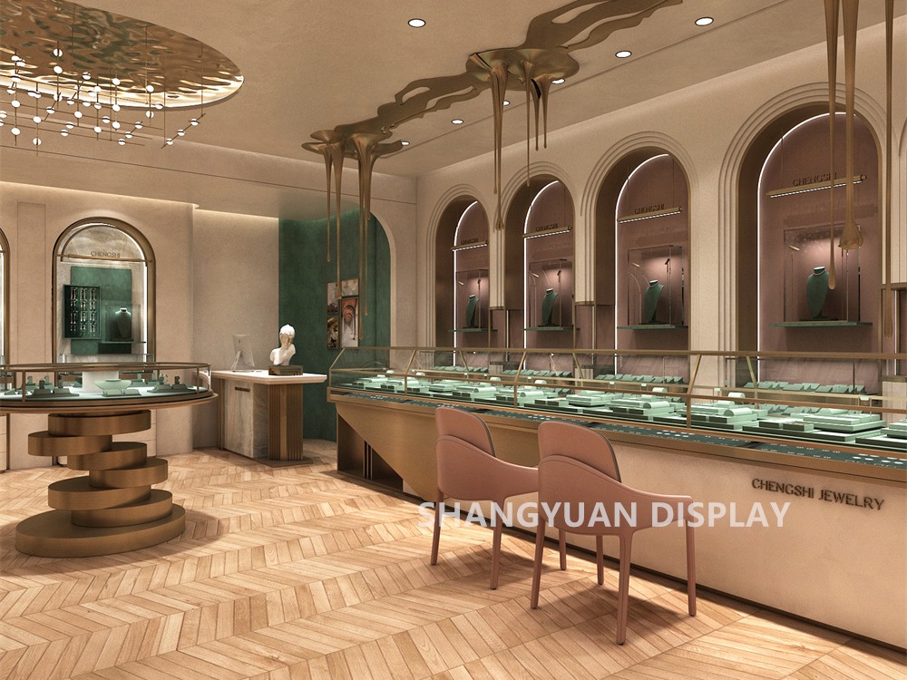 Personalized Art Jewelry Showroom Interior Design Project