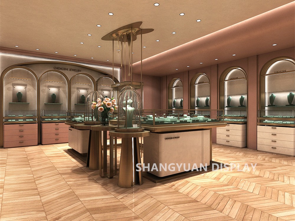 Personalized Art Jewelry Showroom Interior Design Project
