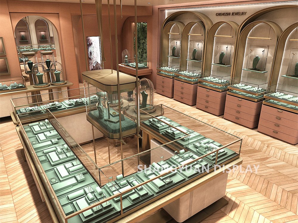 Personalized Art Jewelry Showroom Interior Design Project