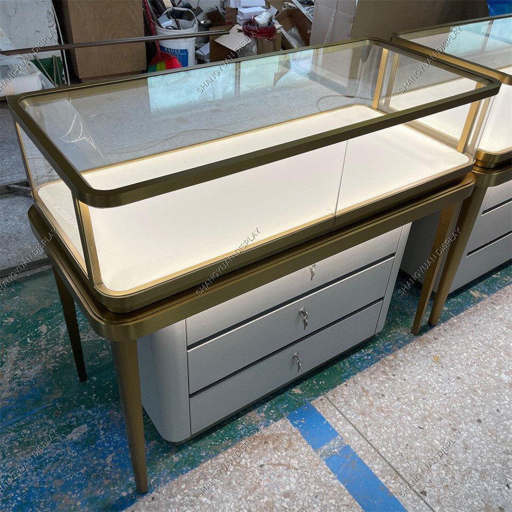 Luxury Jewelry Counter Designed for High-End Jewelry Shops