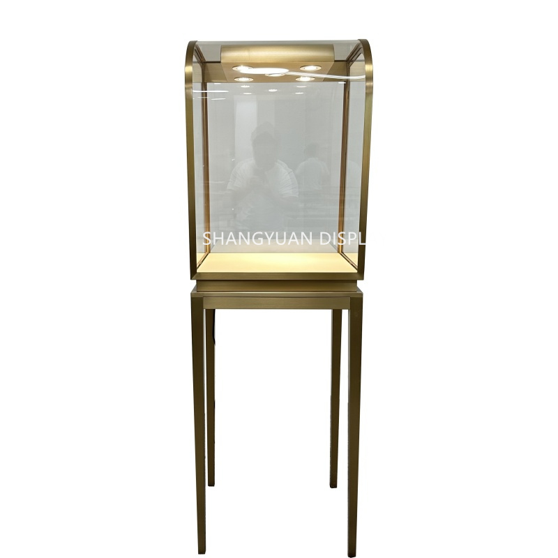 Boutique Arc glass Jewelry Showcase