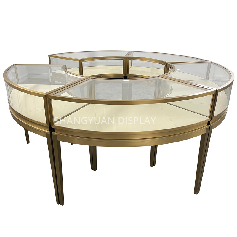 Round Jewelry Showcase Display