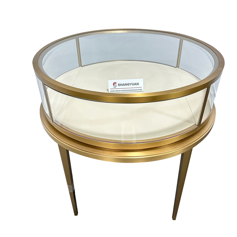 Circular Jewelry Display Cabinets