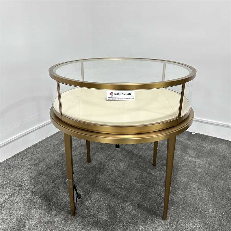 Circular Jewelry Display Cabinets