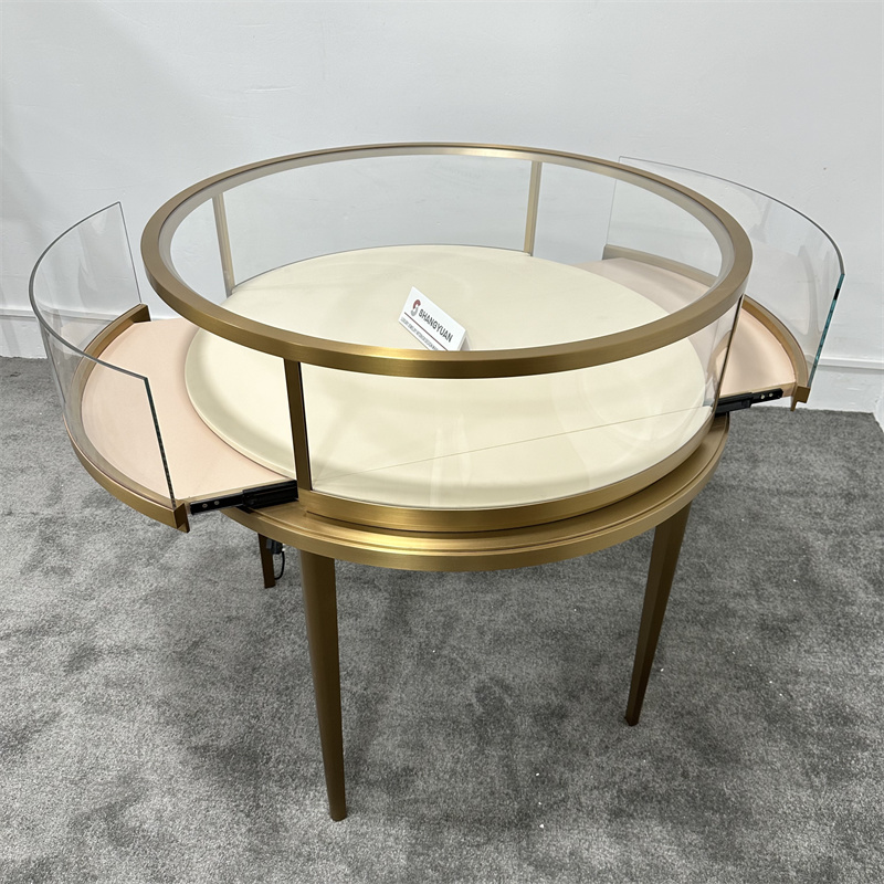 Circular Jewelry Display Cabinets