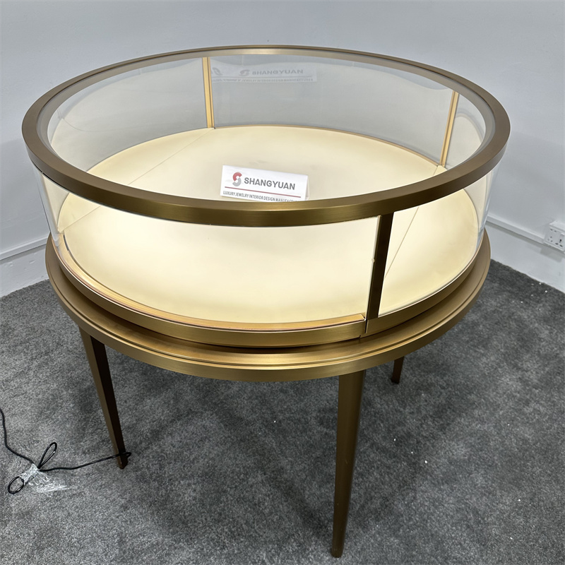 Circular Jewelry Display Cabinets