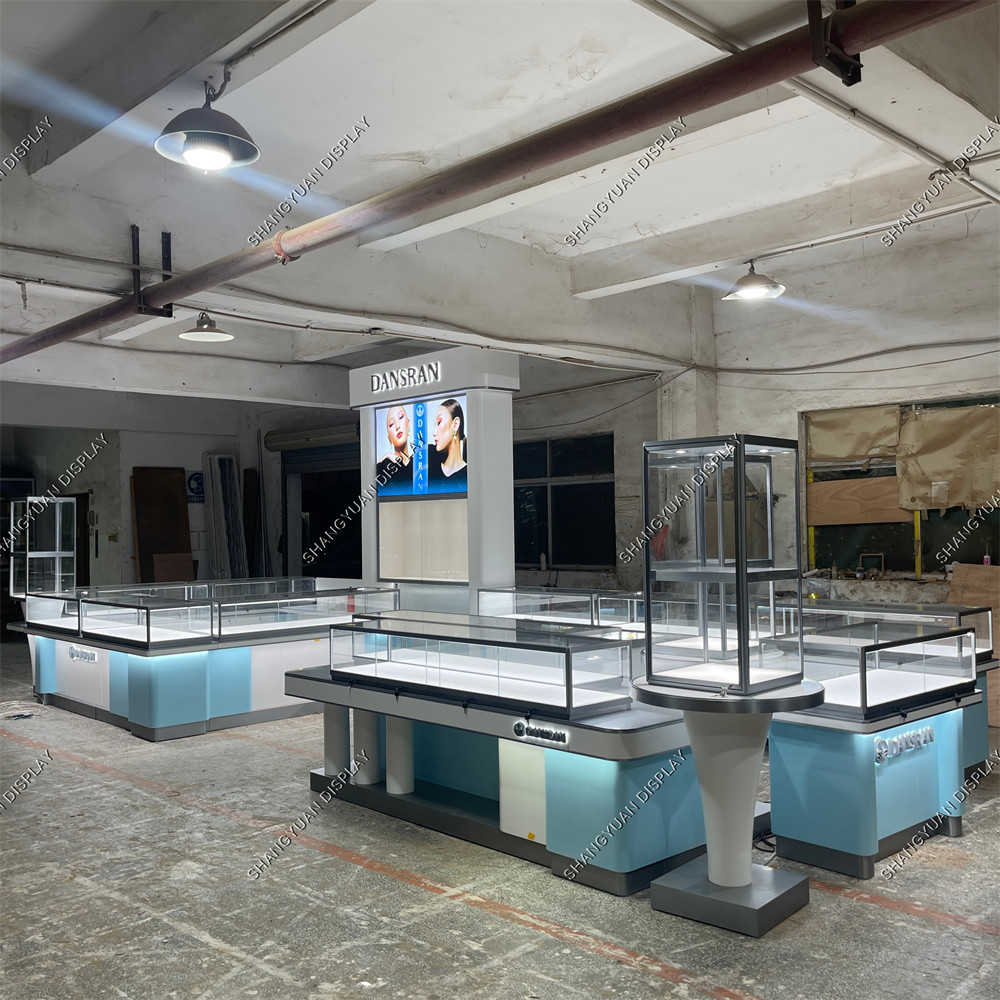 Mongolia DANSRAN jewelry kiosk design and customization