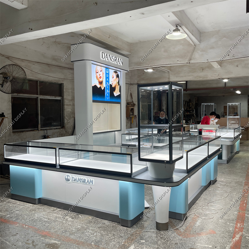 Mongolia DANSRAN jewelry kiosk design and customization