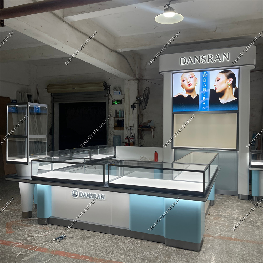 Mongolia DANSRAN jewelry kiosk design and customization