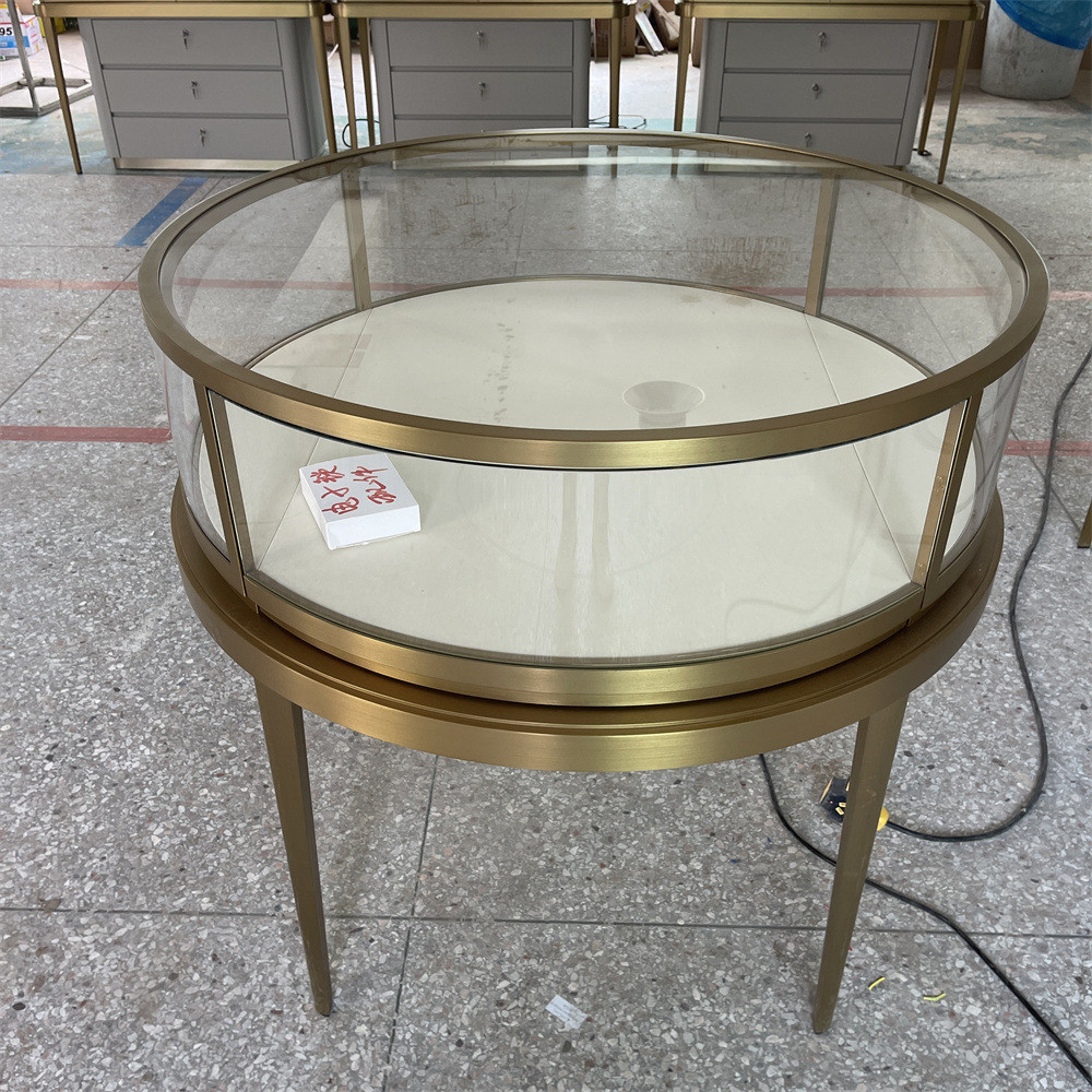 Round Jewelry Display Case