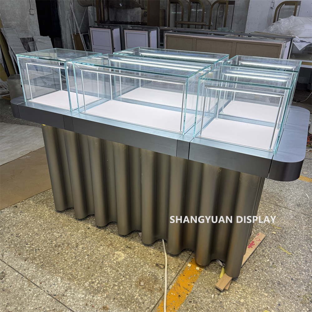 Original Design Personalized Glass Jewelry Display Cabinets