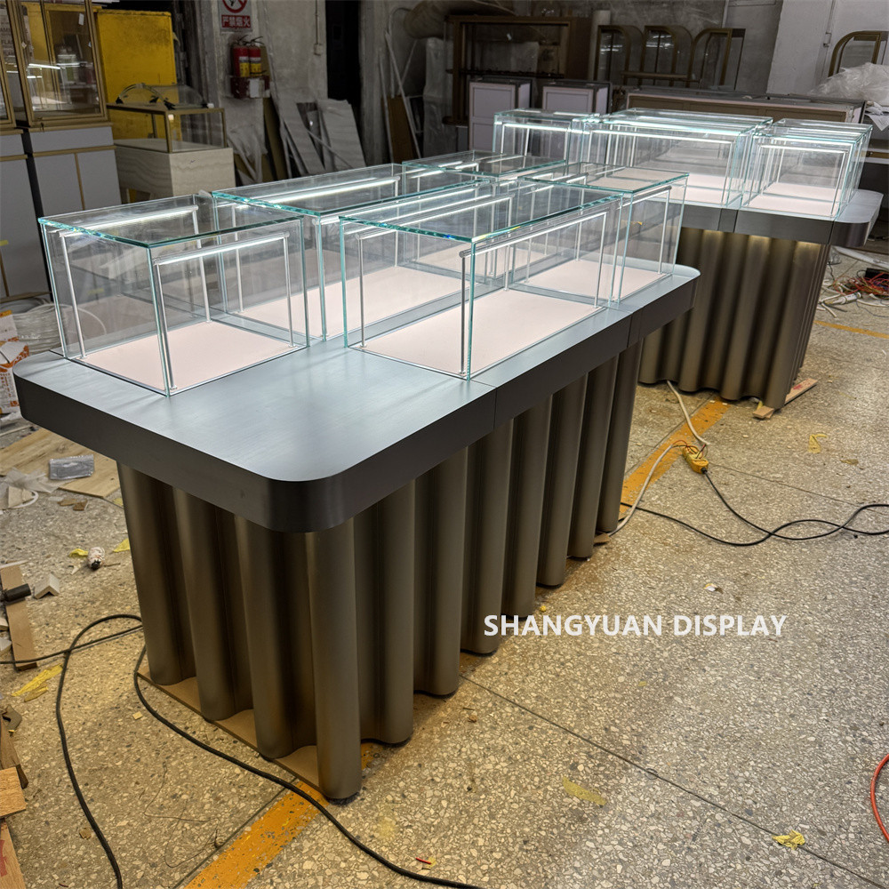 Original Design Personalized Glass Jewelry Display Cabinets