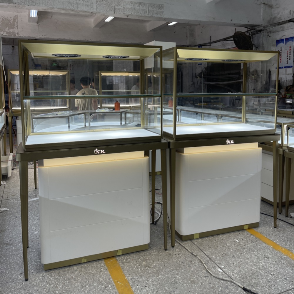 Luxurious Jewelry Store Showcases