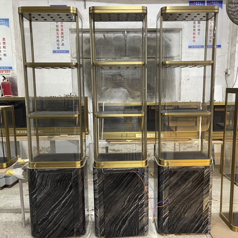 Luxurious Marble Jewelry Display Cabinet