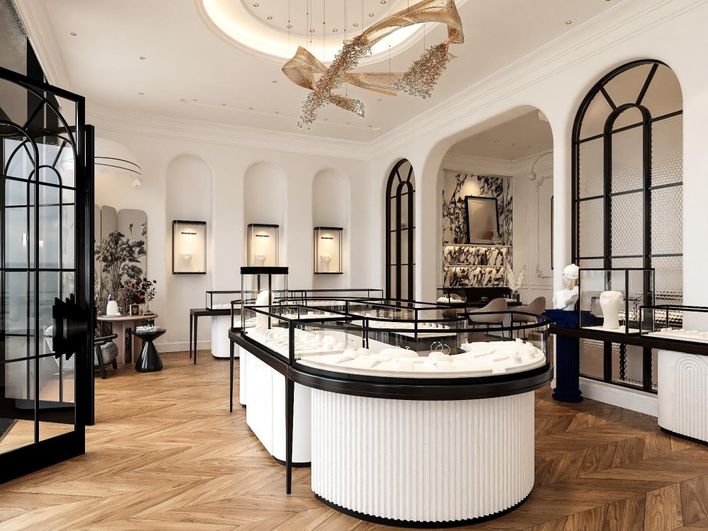 Gemspoaker Jewellery Showroom Interior Design And Decoration