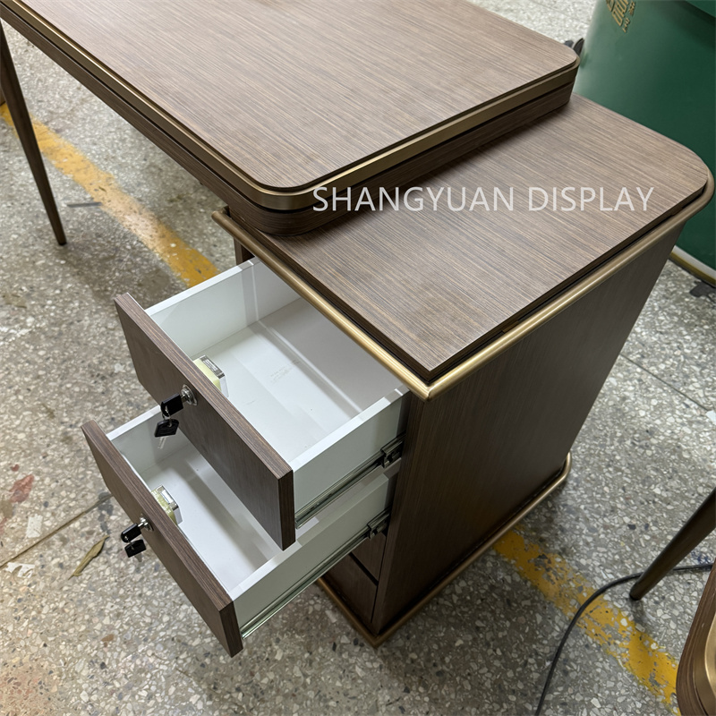 Wood Grain Paint Jewelry Display Table