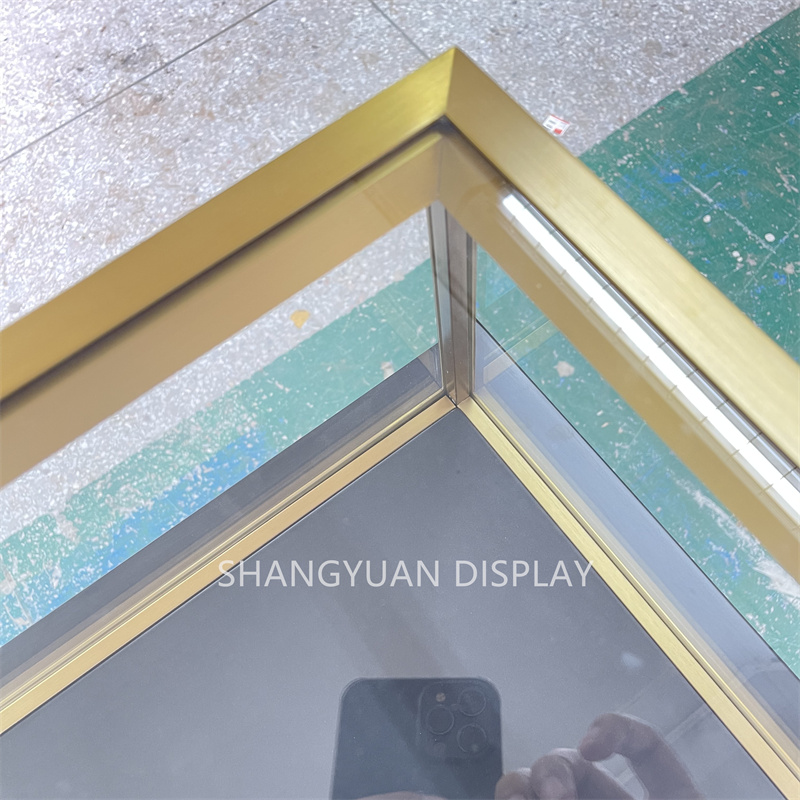 Black Lacquer Jewelry Store Custom Display Cases