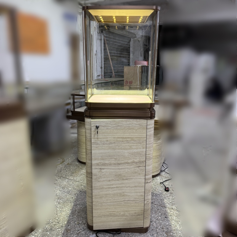 Arc Glass Jewelry Display Case