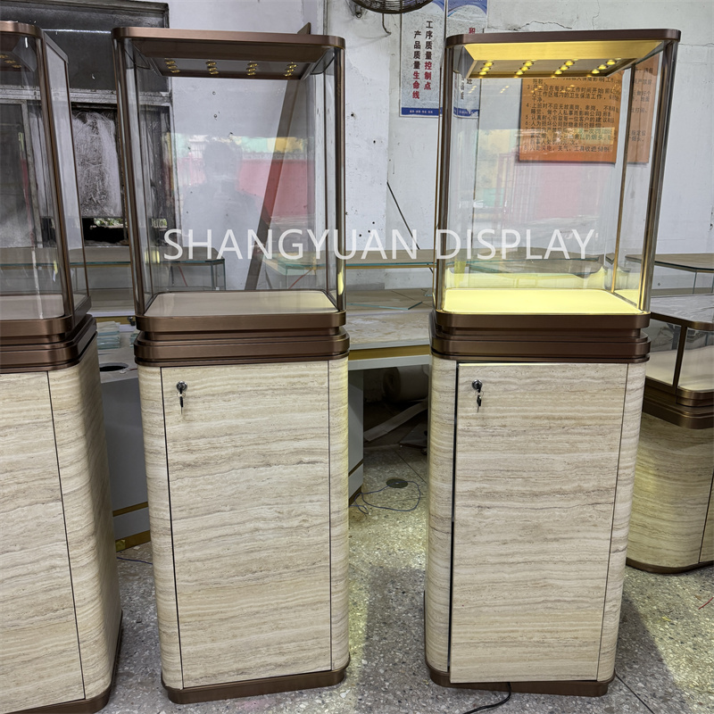Arc Glass Jewelry Display Case