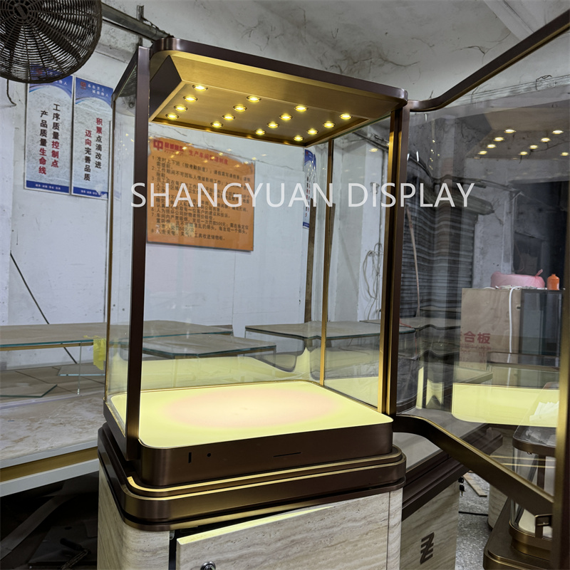 Arc Glass Jewelry Display Case