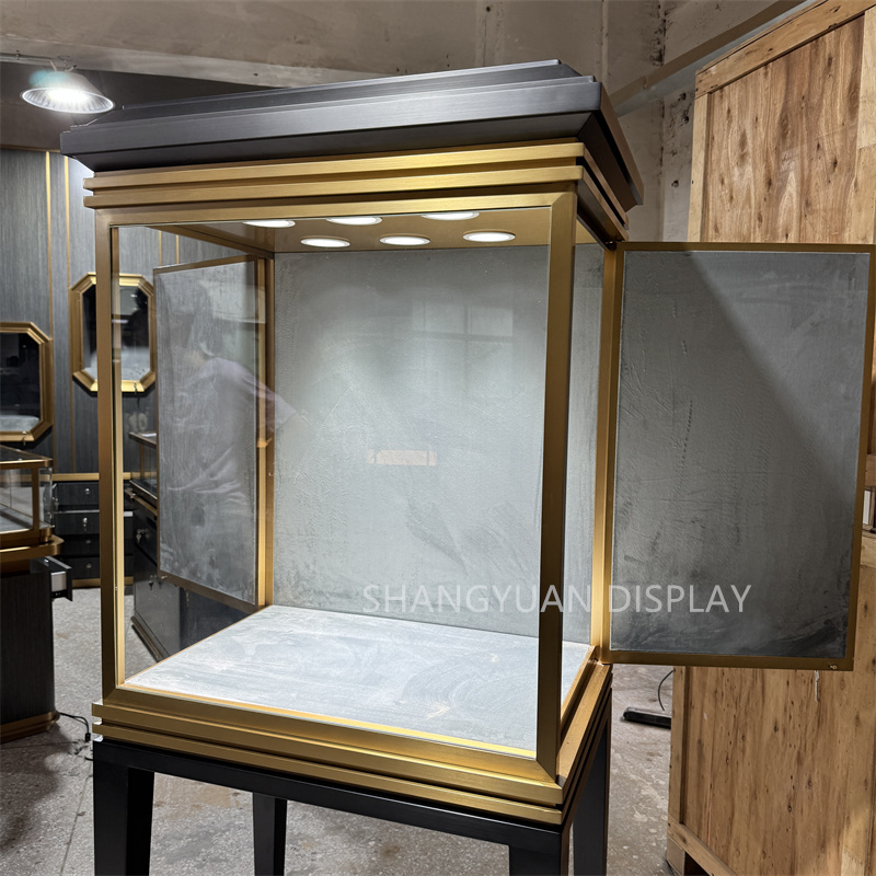 Jewelry Store Metal Jewelry Display Cabinets