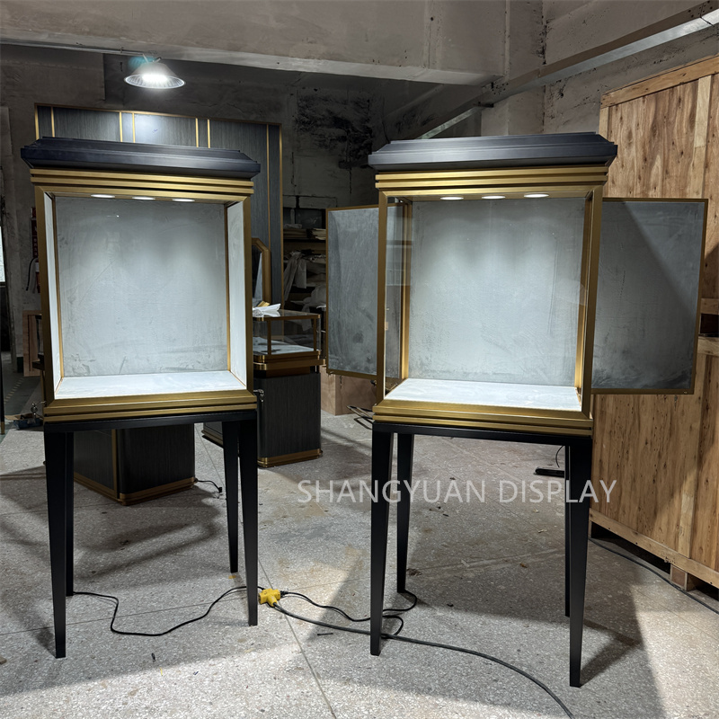Jewelry Store Metal Jewelry Display Cabinets
