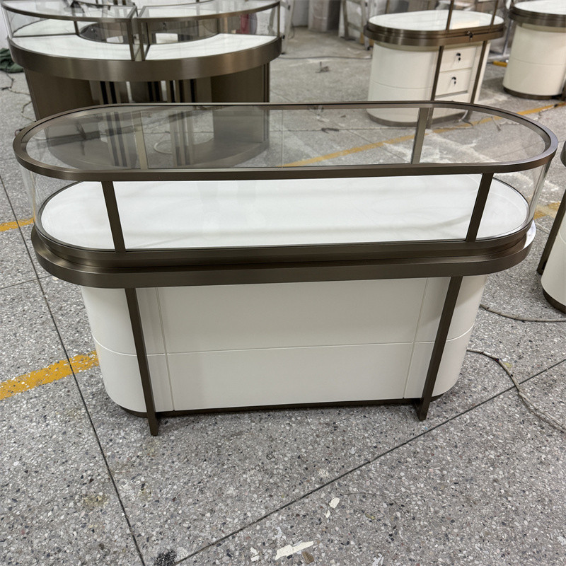 Classic Glass Jewelry Display Table