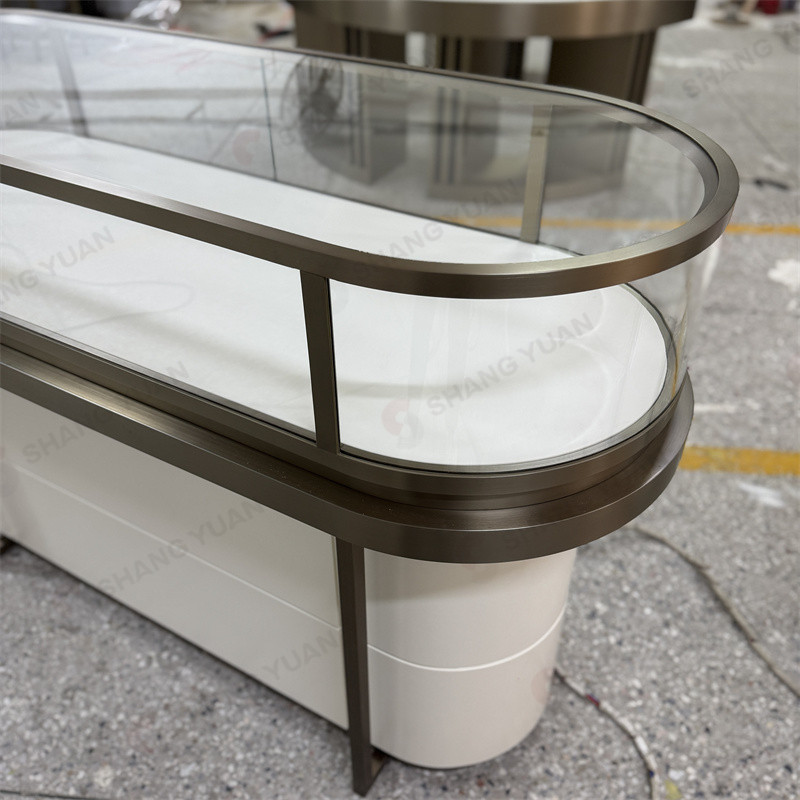 Classic Glass Jewelry Display Table