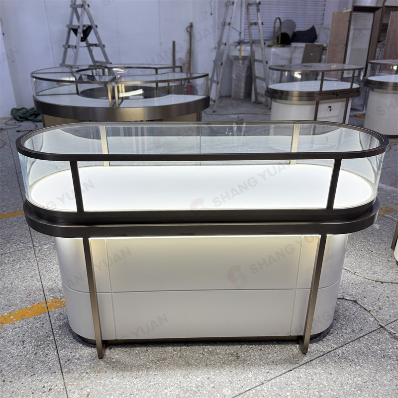 Classic Glass Jewelry Display Table
