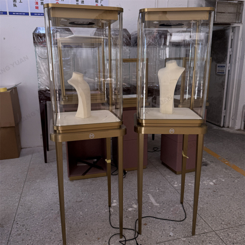 【UAE】Tower Rotating Showcase for Jewelry