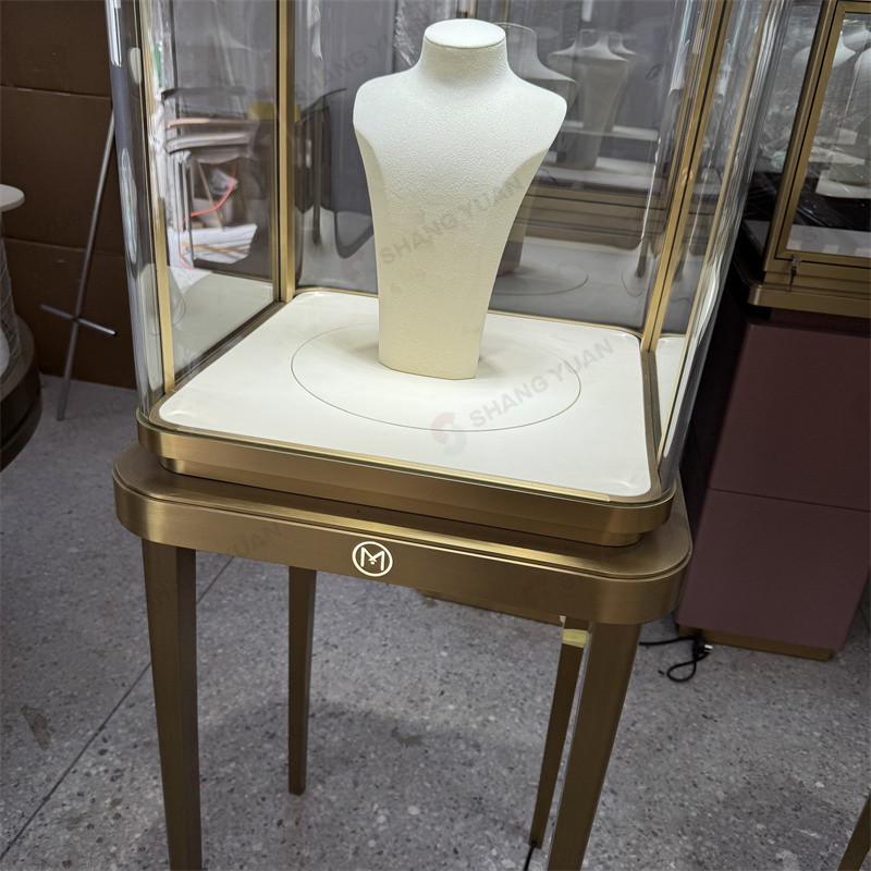 【UAE】Tower Rotating Showcase for Jewelry