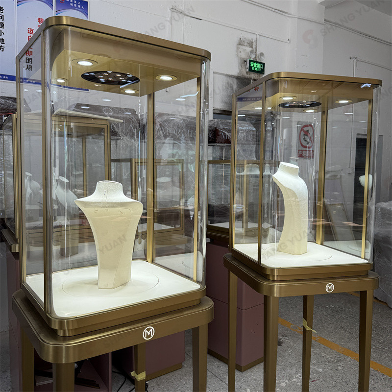 【UAE】Tower Rotating Showcase for Jewelry