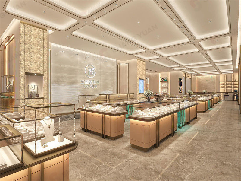 【China】BAOFULIN Gold Jewellery Shop Design