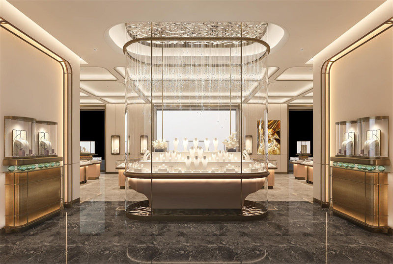 【China】BAOFULIN Gold Jewellery Shop Design