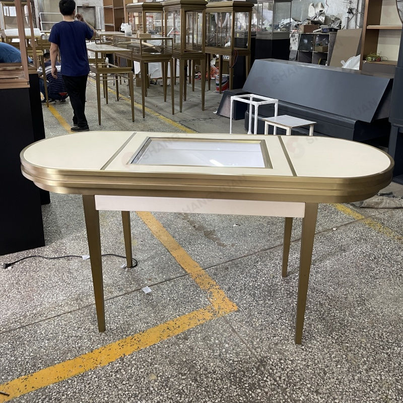 Oval Jewellery Display Table