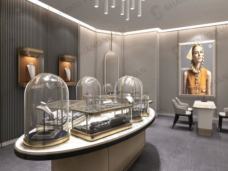 Step Inside This 220㎡ Luxury Jewelry Store Interior Design