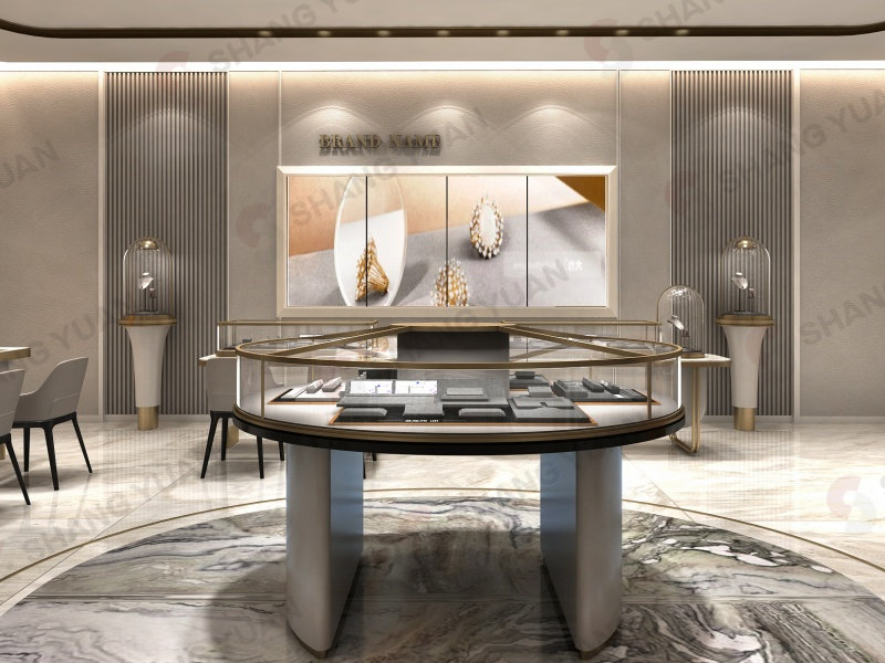 Step Inside This 220㎡ Luxury Jewelry Store Interior Design