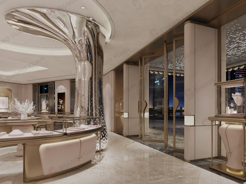 Modern Jewellery Shop Interior Design: Redefining the Design Logic of Jewellery Stores, Creating a New Paradigm for Trends