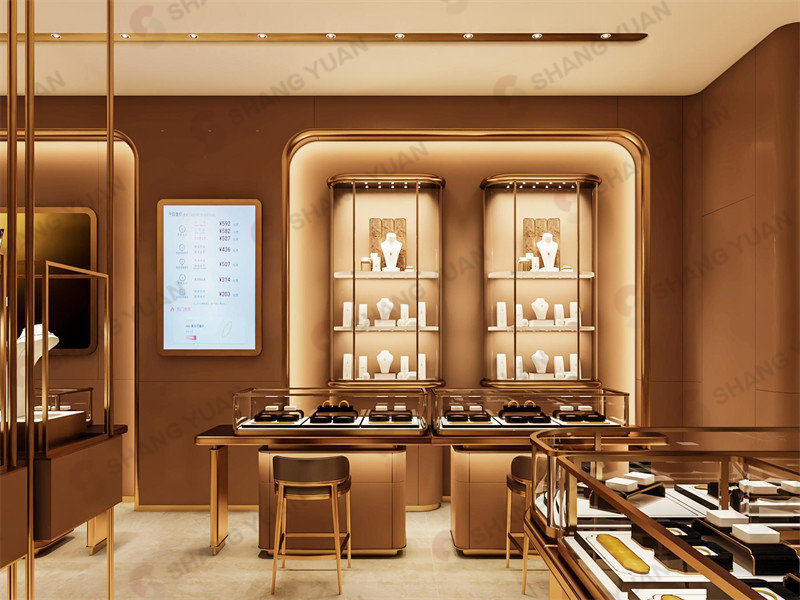 Junhang Gold: Chinese Aesthetics &amp; Luxury in Gold Jewellery Shop Design