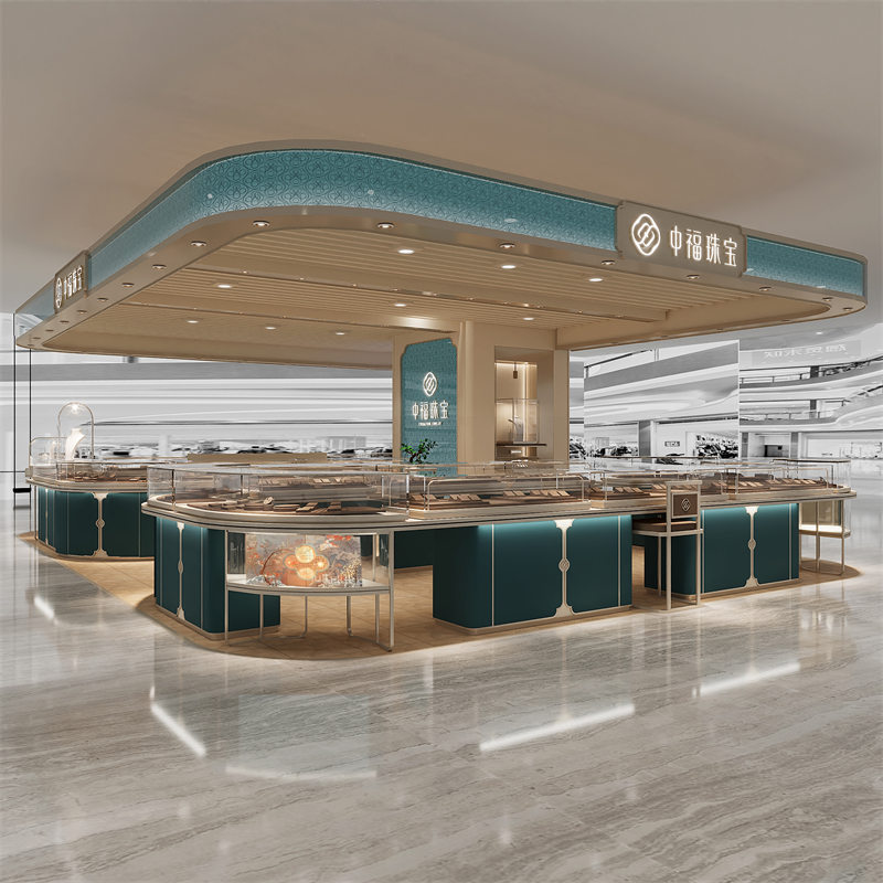 Shangyuan Display: Weaving Chinese Culture into Jewelry Kiosks – A Journey of Oriental Aesthetics from Design to Fruition