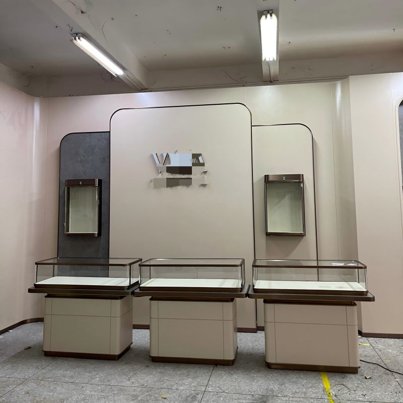 Custom Jewelry Showcases for Lao Jewelry Store: Shangyuan Display’s Seamless Design Production Delivery Pipeline