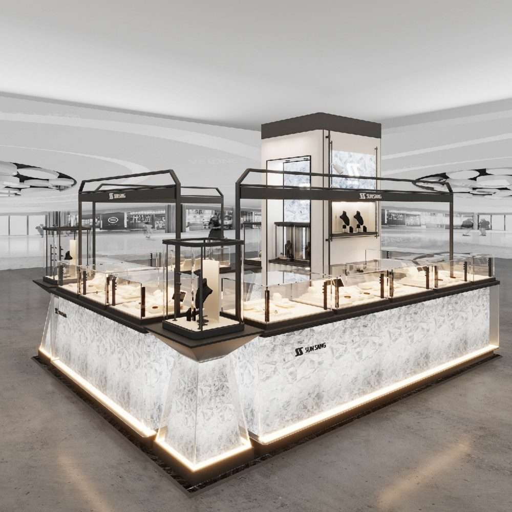 Small Space, Big Impact: Shangyuan Display’s Custom Jewellery Kiosk Design for Sun Sang Shines Bright
