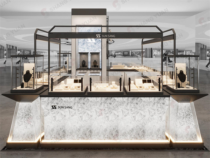 SUN SANG Project Case: Crafting a Masterpiece in Luxury Jewelry Kiosk Design