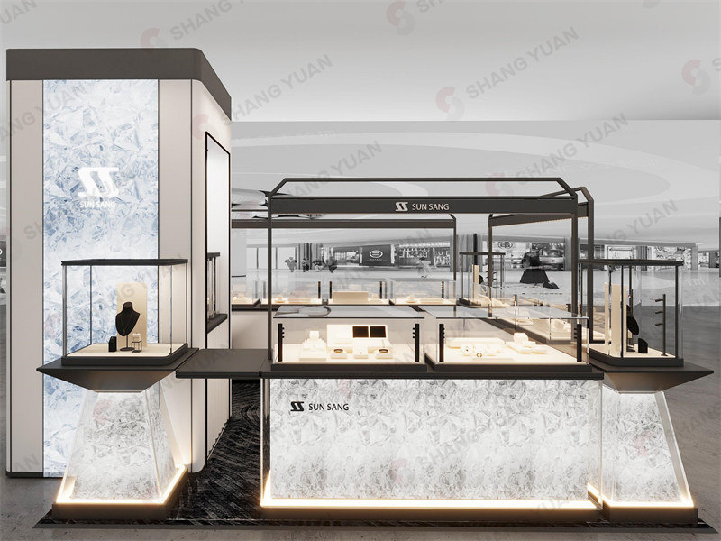 SUN SANG Project Case: Crafting a Masterpiece in Luxury Jewelry Kiosk Design