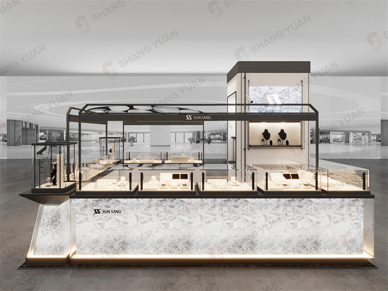 SUN SANG Project Case: Crafting a Masterpiece in Luxury Jewelry Kiosk Design