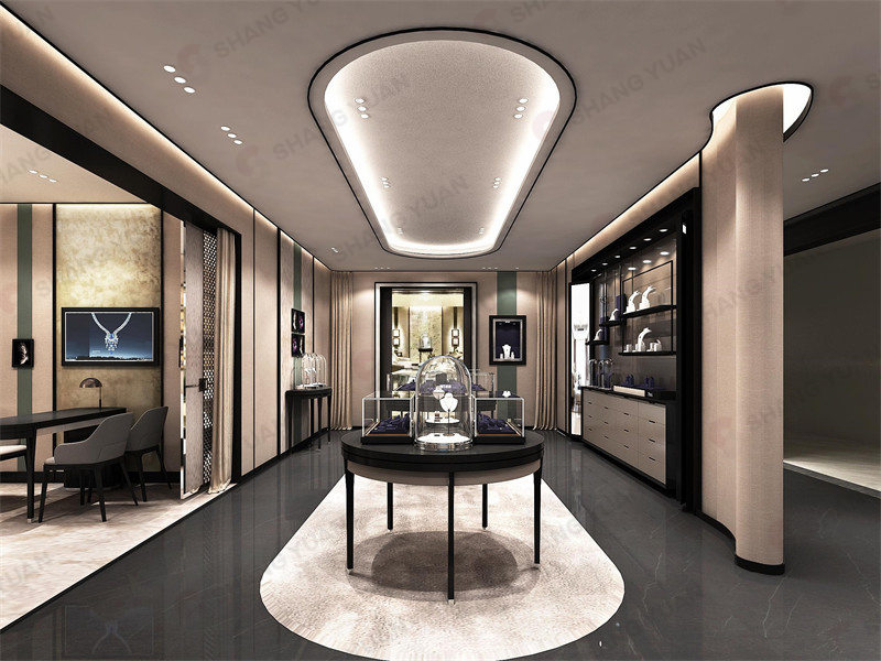 Modern Jewellery Showroom Interior Design for Luxury