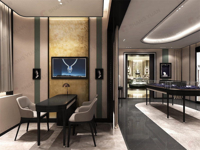 Modern Jewellery Showroom Interior Design for Luxury